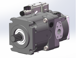 Whakarewa Hua Hou HD-A11VLO280 Na roto i te rakau Axial Piston Pump Hydraulic Variable