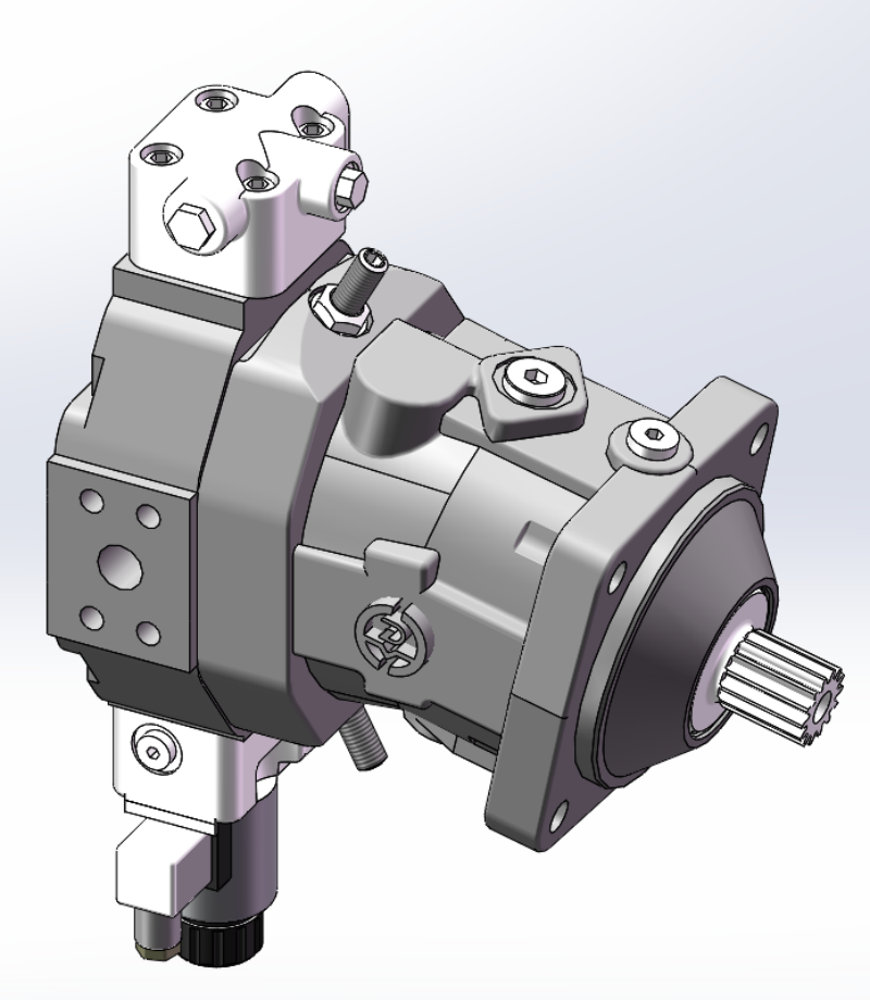 HD-A6VM55EP1/EP2 axial piston variable motor whakarewanga hua